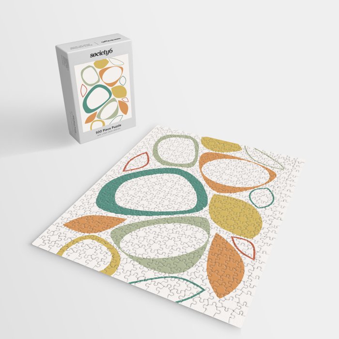 Mid Century Modern Abstract 8 Jigsaw Puzzle Gallery Image 2