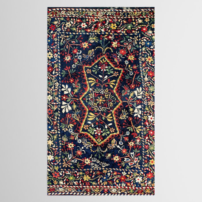 North Indian Floral Rug Print Tablecloth Gallery Image 2