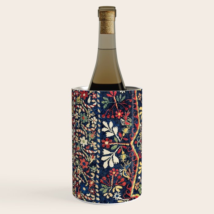 North Indian Floral Rug Print Wine Chiller Gallery Image 2