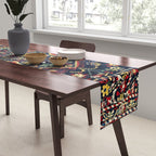 North Indian Floral Rug Print Table Runner Gallery Image 2