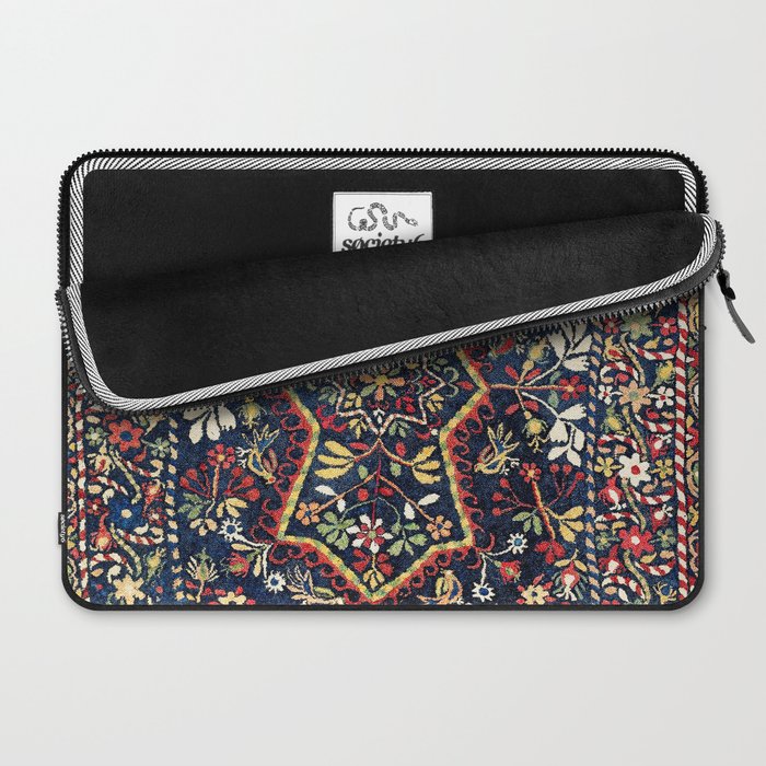 North Indian Floral Rug Print Laptop Sleeve Gallery Image 2
