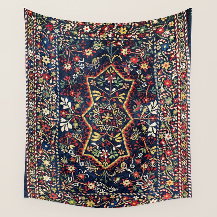 North Indian Floral Rug Print Wall Tapestry Gallery Image 4