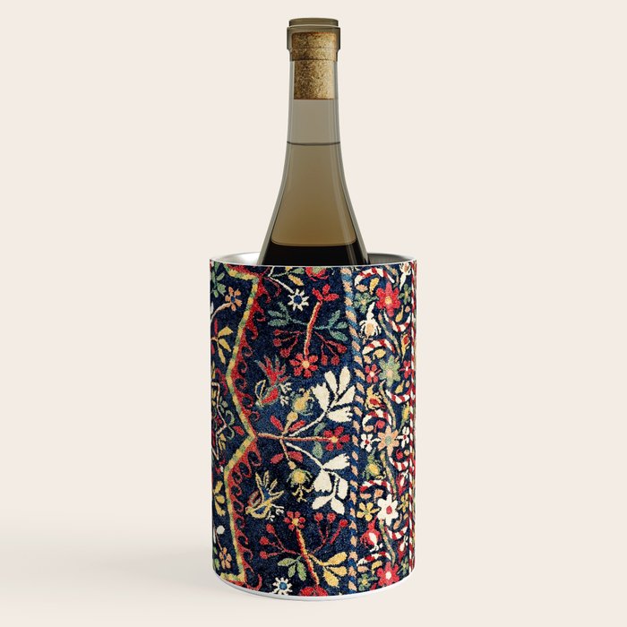 North Indian Floral Rug Print Wine Chiller Gallery Image 3