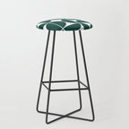 Mid Century Modern Geometric 04 Dark Green Stool Gallery Image 1