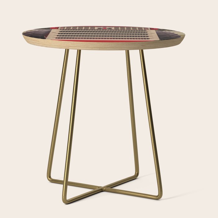 International Grill Red Tractor Front  Side Table Gallery Image 1