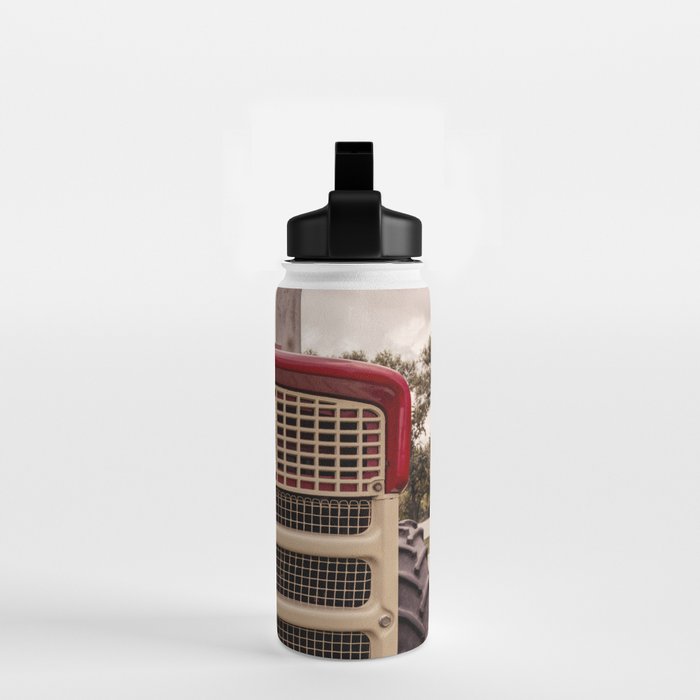 International Grill Red Tractor Front  Water Bottle Gallery Image 2