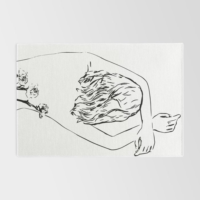 Oblivious #drawing #illustration Rug Gallery Image 2