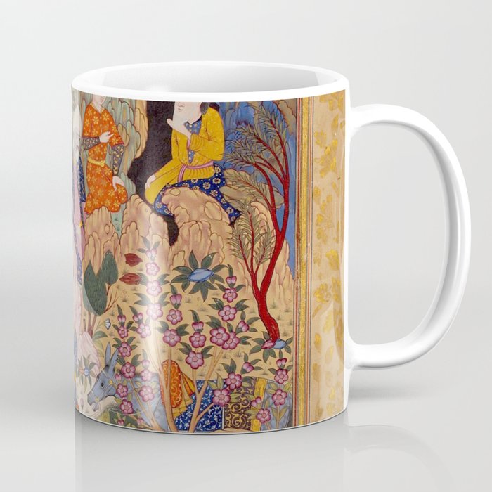 Alexander asking a dervish for knowledge that will enable him to win a battle Antique Islamic Art  Coffee Mug Gallery Image 1