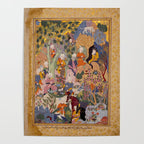 Alexander asking a dervish for knowledge that will enable him to win a battle Antique Islamic Art  Poster Gallery Image 4