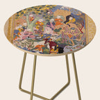 Alexander asking a dervish for knowledge that will enable him to win a battle Antique Islamic Art  Side Table Gallery Image 2