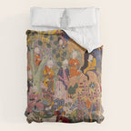 Alexander asking a dervish for knowledge that will enable him to win a battle Antique Islamic Art  Comforter Gallery Image 6