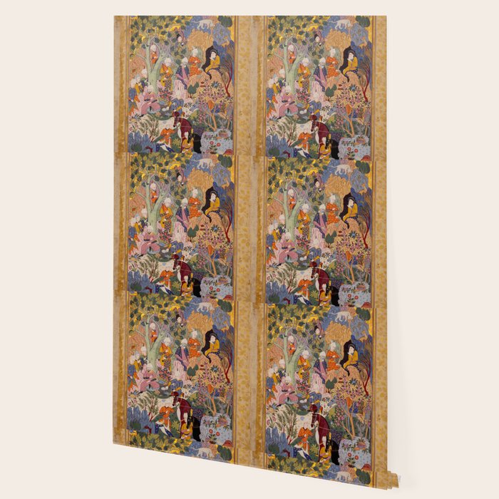 Alexander asking a dervish for knowledge that will enable him to win a battle Antique Islamic Art  Wallpaper Gallery Image 2