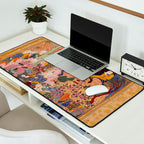 Alexander asking a dervish for knowledge that will enable him to win a battle Antique Islamic Art  Desk Mat Gallery Image 2