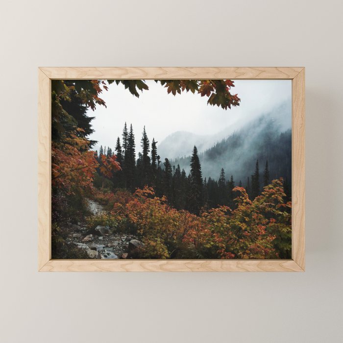 Fall Framed Trail Mini Art Print Gallery Image 1
