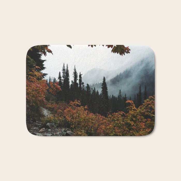 Fall Framed Trail Bath Mat Gallery Image 1