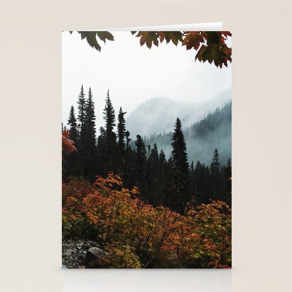 Fall Framed Trail Stationery Card Gallery Image 2