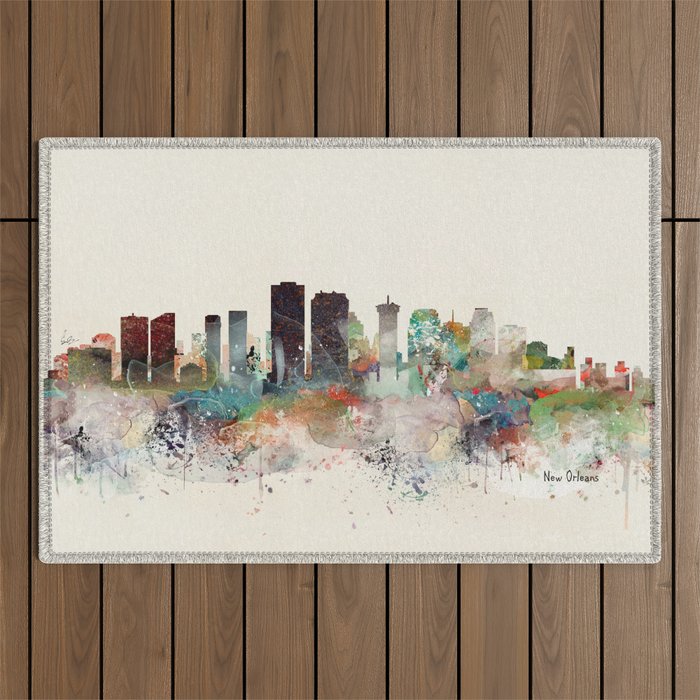 new orleans louisiana Outdoor Rug Gallery Image 1