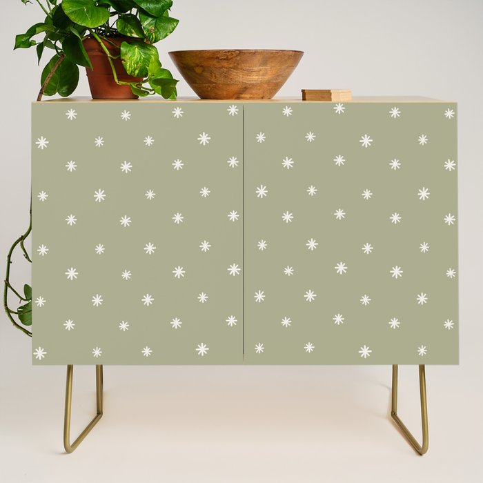 Sparkles Sage Green Credenza Gallery Image 1
