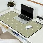 Sparkles Sage Green Desk Mat Gallery Image 2