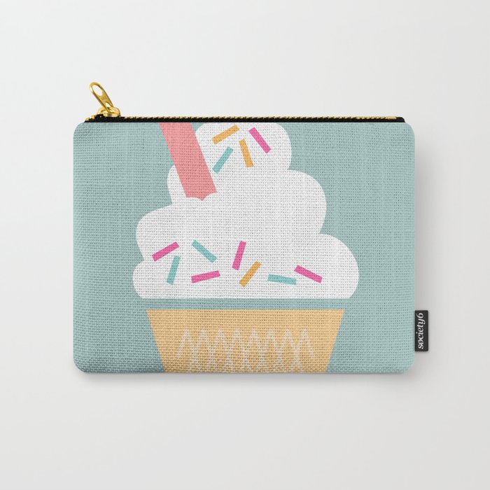 Ice Cream (Mint) Carry All Pouch Gallery Image 1