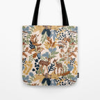 Colorful Forest Animals A Tote Bag Gallery Image 1