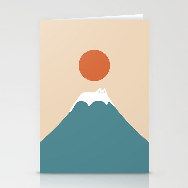Cat Landscape 158 Stationery Card Gallery Image 2