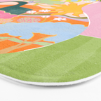 Colourful Garden Bath Mat Gallery Image 3