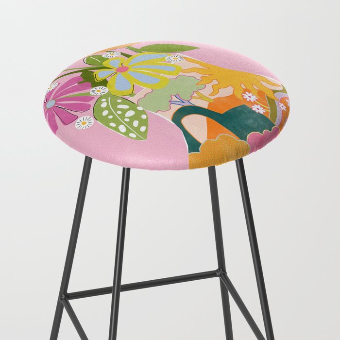 Colourful Garden Stool Gallery Image 2