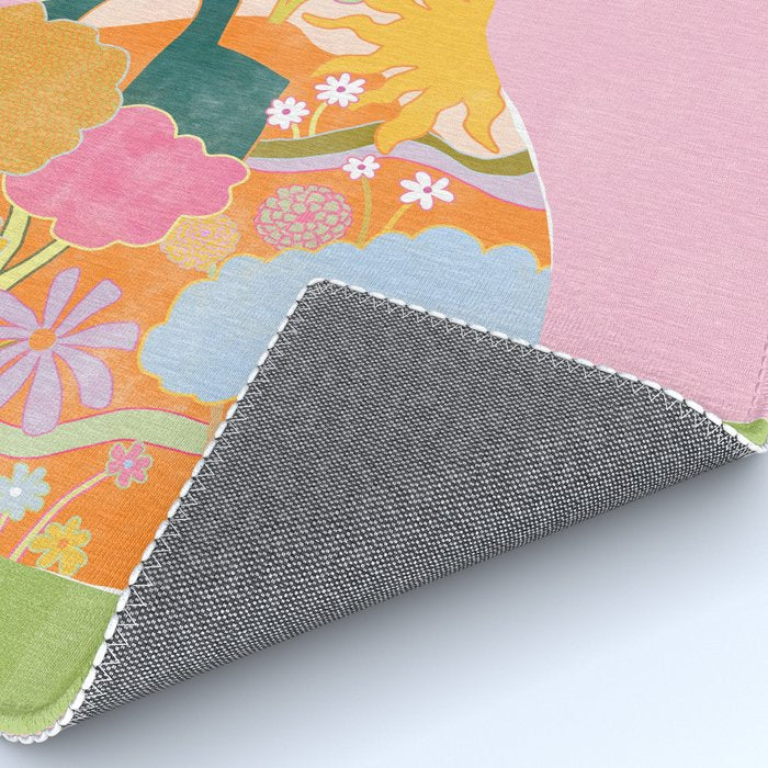 Colourful Garden Rug Gallery Image 4
