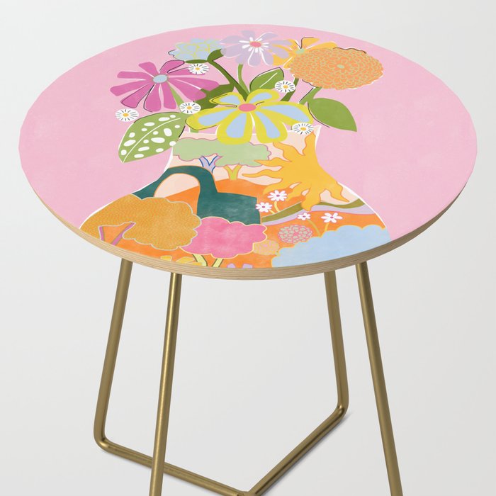 Colourful Garden Side Table Gallery Image 2