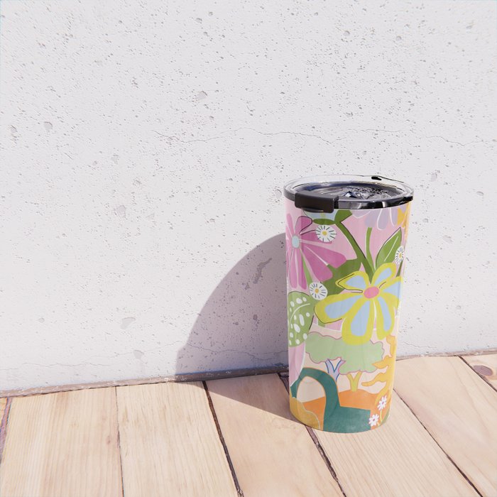 Colourful Garden Travel Mug Gallery Image 4
