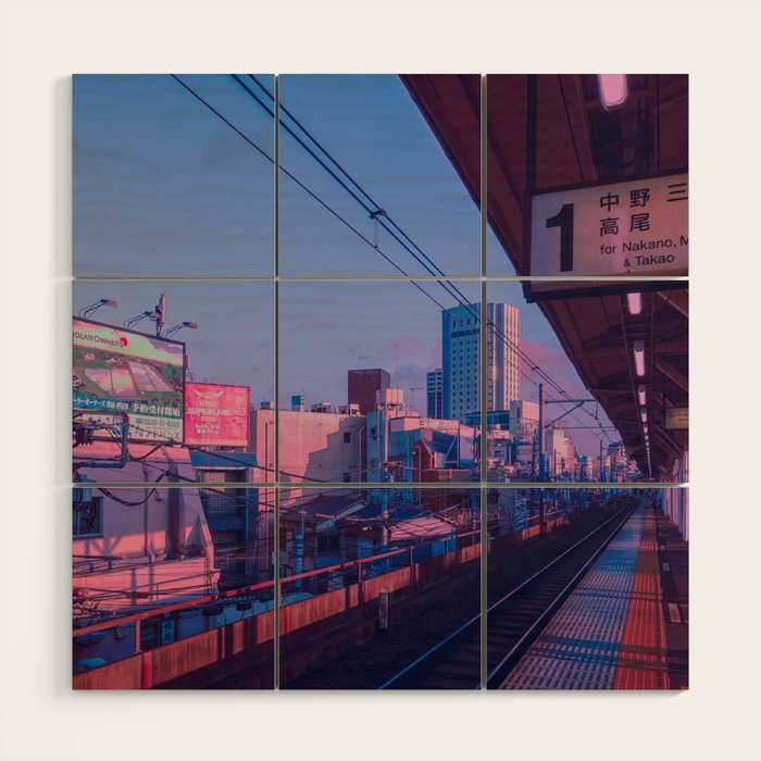 5 AM in Tokyo Wood Wall Art Gallery Image 1