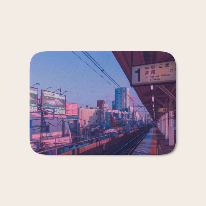 5 AM in Tokyo Bath Mat Gallery Image 1