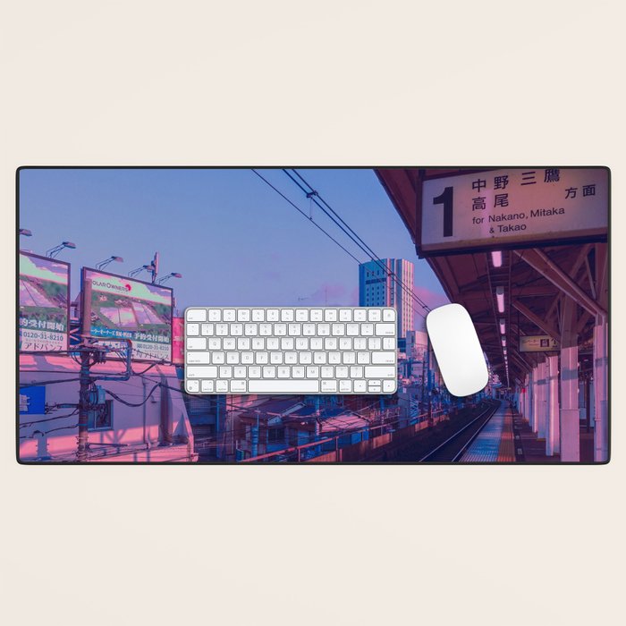 5 AM in Tokyo Desk Mat Gallery Image 1