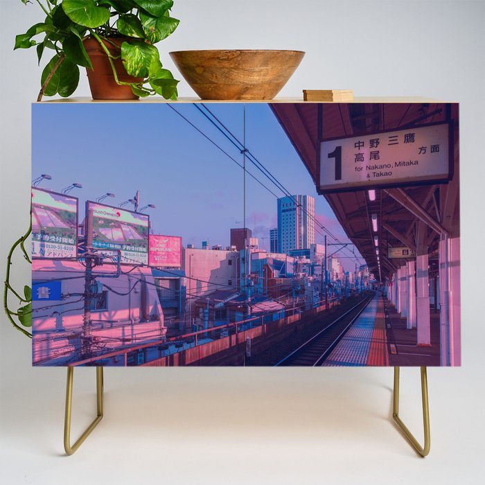 5 AM in Tokyo Credenza Gallery Image 1
