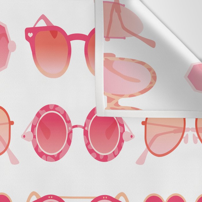 Sunglasses Collection - Pink OmbrÃ© Palette Wall Tapestry Gallery Image 3