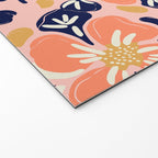 Vintage floral nature art pattern Welcome Mat Gallery Image 2