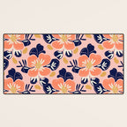 Vintage floral nature art pattern Desk Mat Gallery Image 3