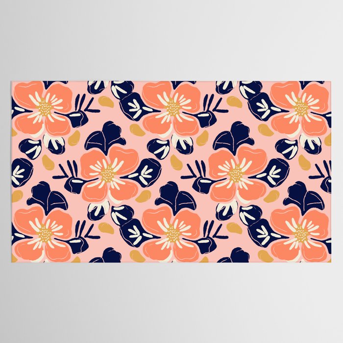 Vintage floral nature art pattern Tablecloth Gallery Image 2