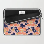 Vintage floral nature art pattern Laptop Sleeve Gallery Image 2
