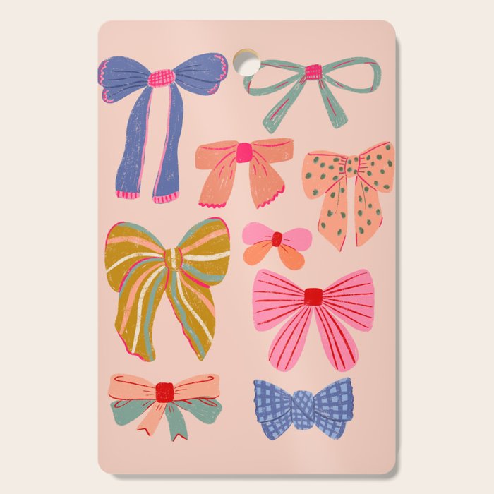 Colorful Bows - Joy of Together  Cutting Board Gallery Image 1