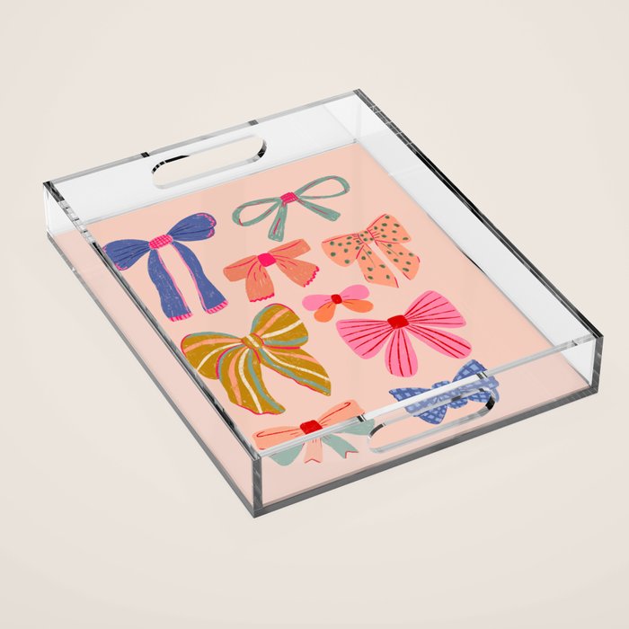 Colorful Bows - Joy of Together  Acrylic Tray Gallery Image 1