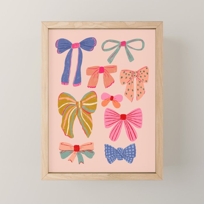Colorful Bows - Joy of Together  Mini Art Print Gallery Image 1