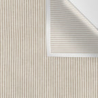 linen textured stripes - sand Wall Tapestry Gallery Image 3