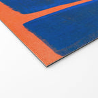Colourful Field Orange And Blue Welcome Mat Gallery Image 2