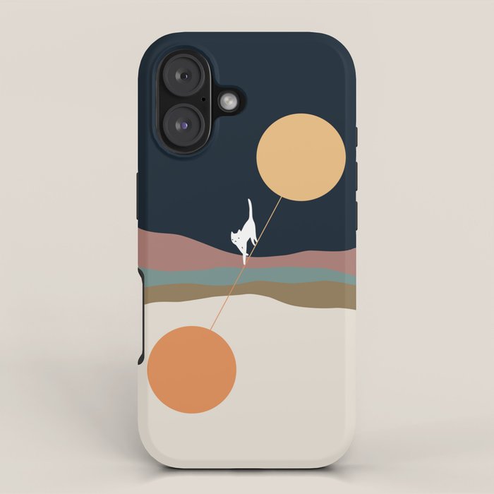Cat Landscape 56 iPhone Case Gallery Image 1