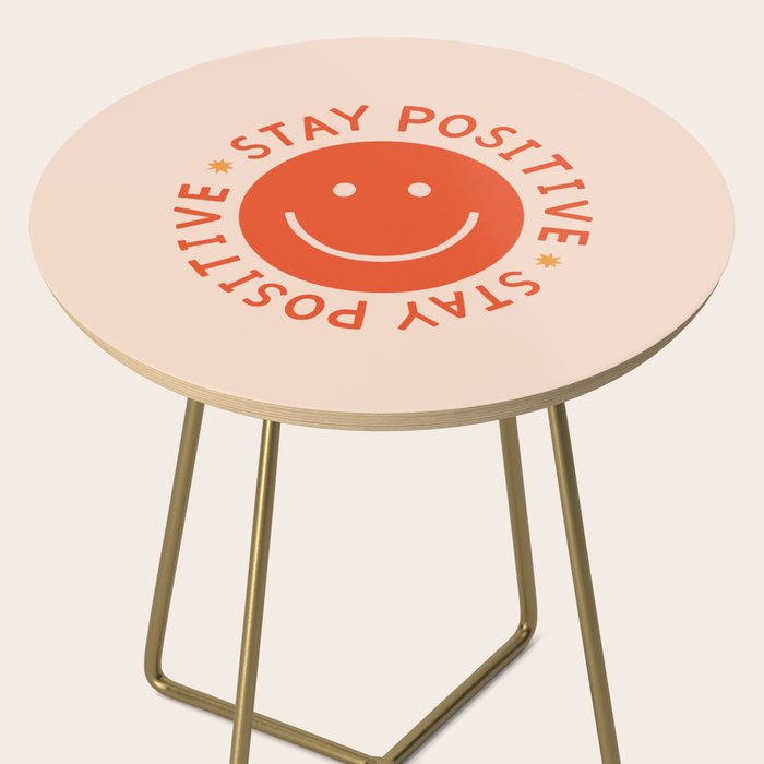 Stay Positive  Side Table Gallery Image 2