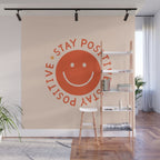 Stay Positive  Wall Mural Gallery Image 1