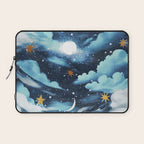 Moonlit Cloud Fantasy A Laptop Sleeve Gallery Image 1