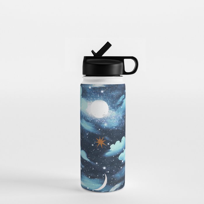 Moonlit Cloud Fantasy A Water Bottle Gallery Image 1